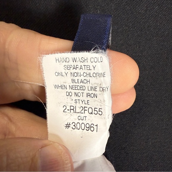 Ralph Lauren Black Crochet Style Tunic Top, Size Medium - Picture 7 of 7